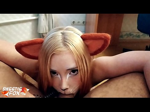 ❤️ Ka horomia e Kitsune te tiihi me te cum ki tona waha ️❌  Sex i mi.rusanalog.ru ❌️❤